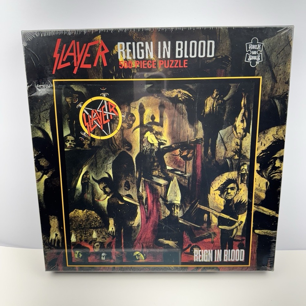 Slayer Reign In Blood 500 Piece Jigsaw Puzzle Still Sealed
